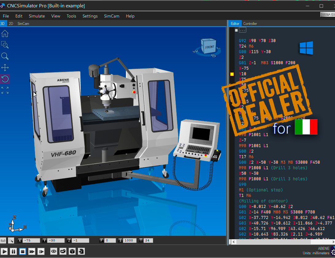 CNC Simulator Pro